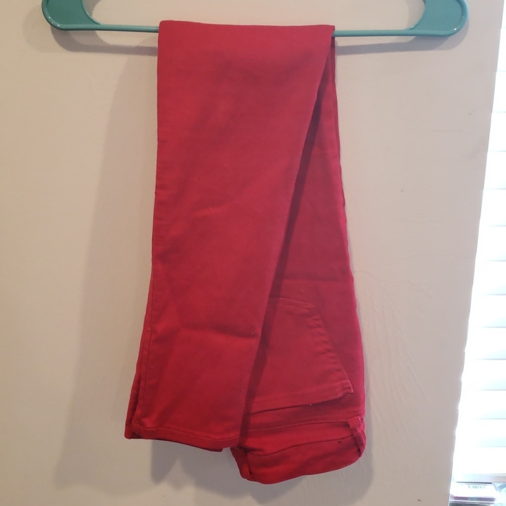 Red pants